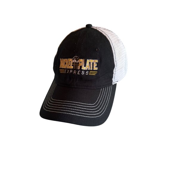 Nickel Plate Express Black & White Adjustable Trucker Hat Trains - Picture 1 of 5